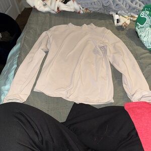 Yogalicious Women's Long Sleeve Top - Light Cream